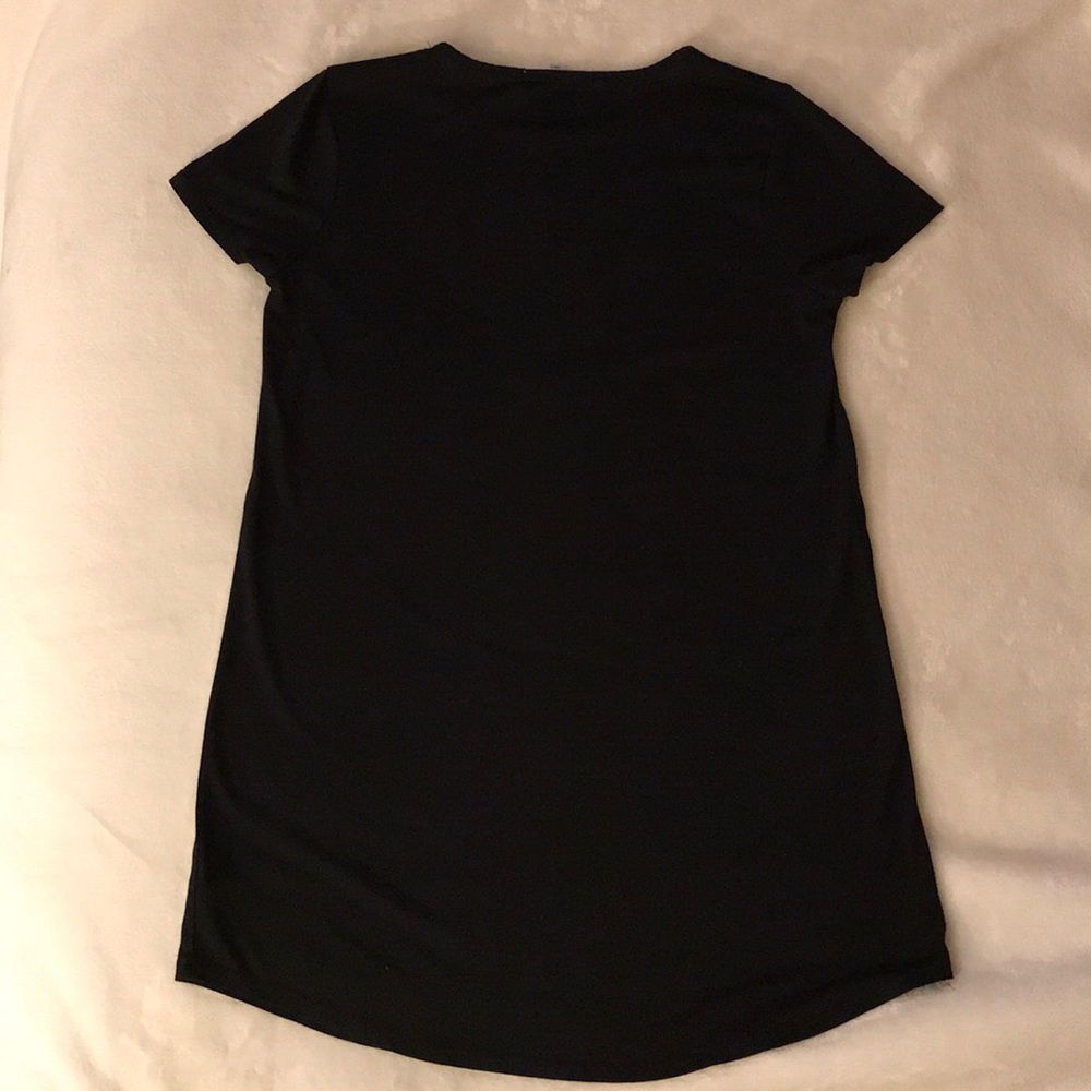 Socialite Black T Shirt Dress